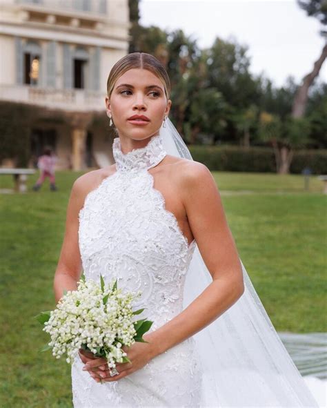 sofia richie's wedding dress